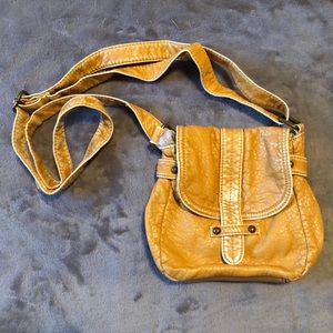Yellow crossbody purse